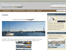 Tablet Screenshot of pioneermooring.com